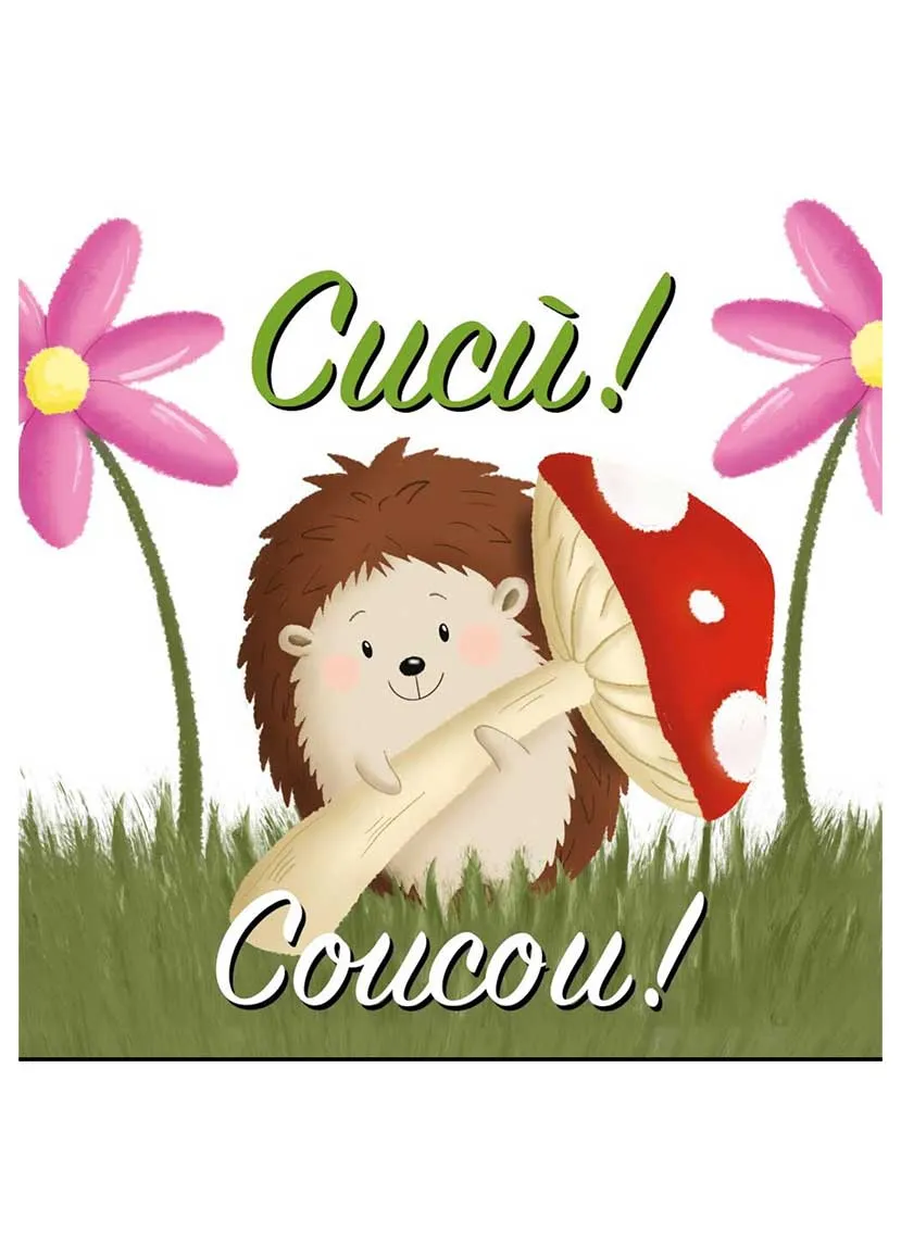 Copertina del libro per bambini 'Cucù! Coucou!' scritto da Rossella Scalise